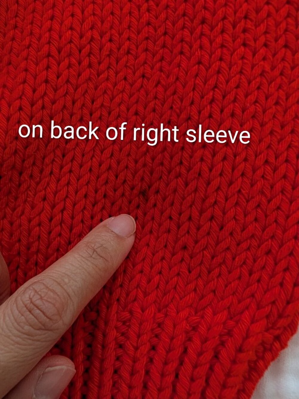 Babaa No. 16 Cardigan in Summer Flame (Red) - Picture 16 of 16